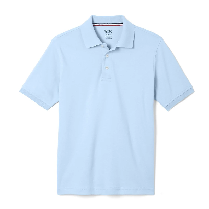 French Toast Little & Big Kid Boys Short Sleeve Boxy Fit Polo Shirt