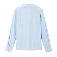French Toast Little & Big Kid Girls Long Sleeve Fitted Regular Fit Button-Down Shirt