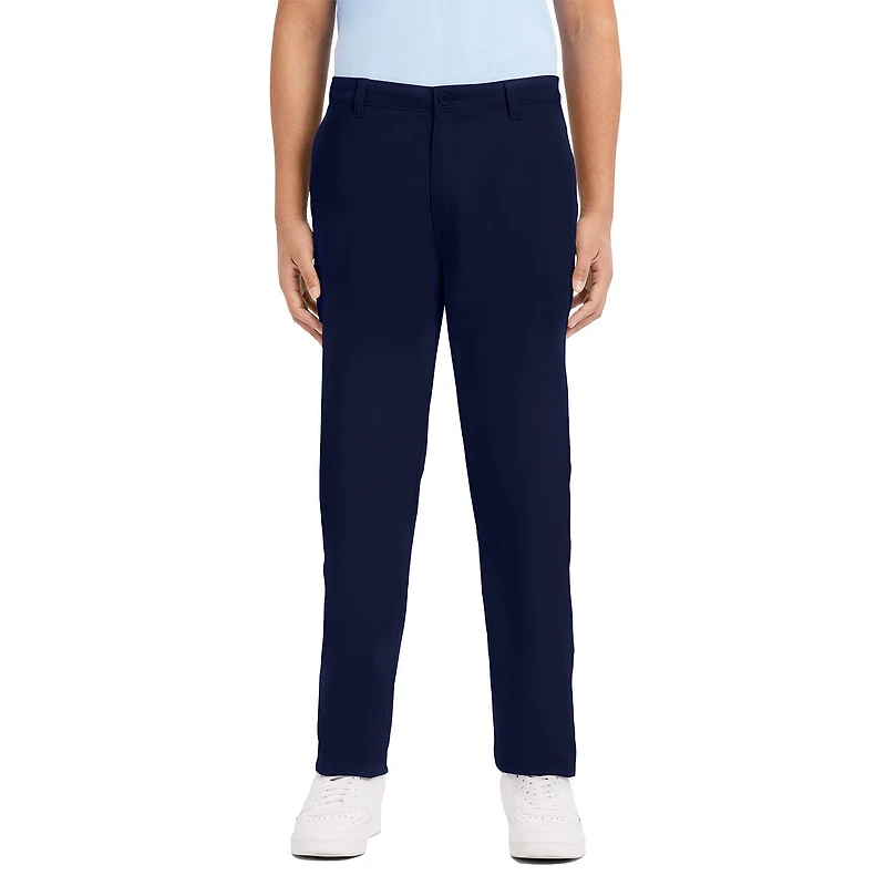 IZOD Mens Regular Fit Flat Front Pant
