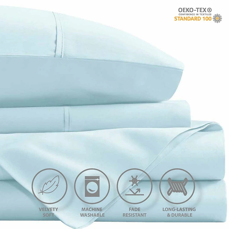 Swift Home Side Storage Pockets All Season Smart Sheet Set
