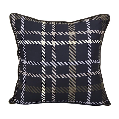 Your Lifestyle By Donna Sharp Forest Weave Plaid Square Throw Pillow