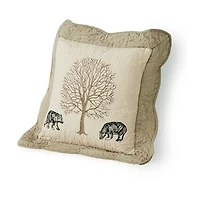 Donna Sharp Bear Creek Cotton Square Throw Pillow