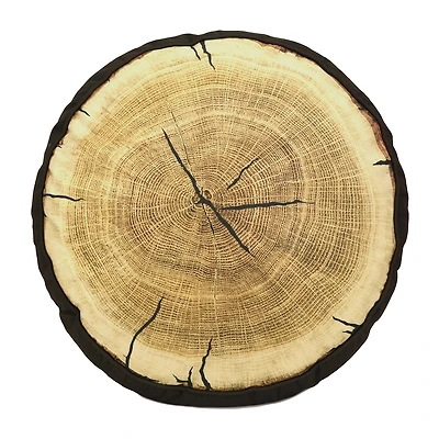 Donna Sharp Painted Bear Tree Round Throw Pillow