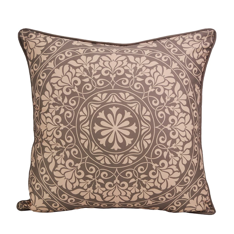 Donna Sharp Mojave Red Mandala Square Throw Pillow