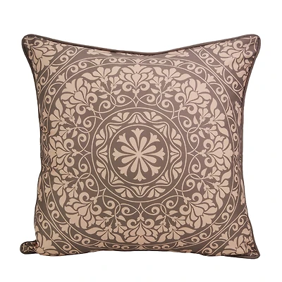 Donna Sharp Mojave Red Mandala Square Throw Pillow