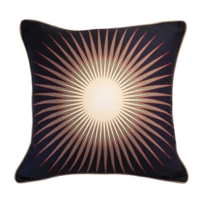Donna Sharp Mojave Red Starburst Square Throw Pillow