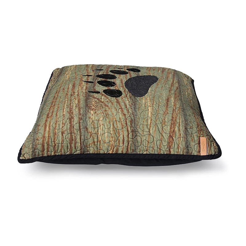 Donna Sharp Oakland Cotton Bear Paw Square Throw Pillow