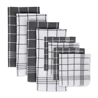 Design Imports Waffle Weave 8-pc. Towel + Dish Cloth Set