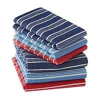 Design Imports Starboard Stripe Heavyweight 6-pc. Towel + Dish Cloth Set