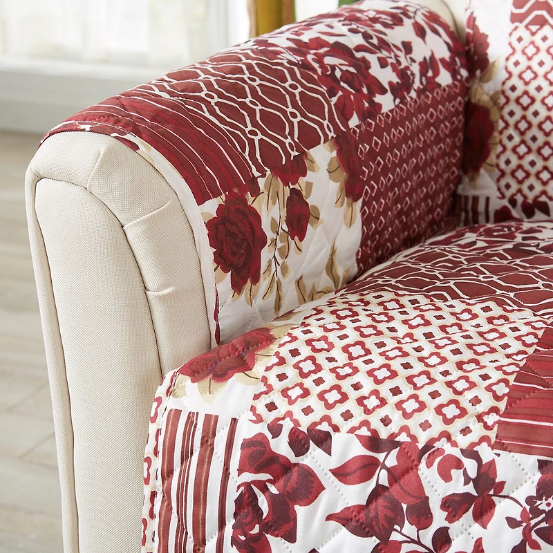 Linery Patchwork Loveseat Protector