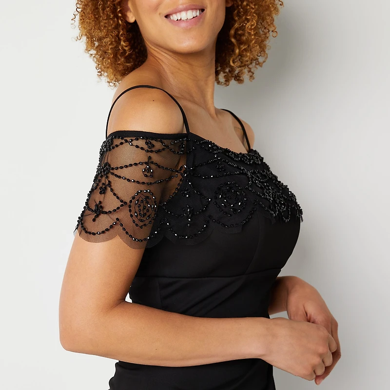 DJ Jaz Sleeveless Embellished Sheath Dress