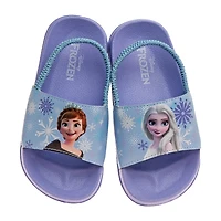 Disney Little & Big Girls Frozen Slide Sandals
