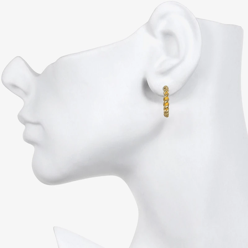 Bijoux Bar Delicates Gold Tone Womens 6 Pair Earring Set