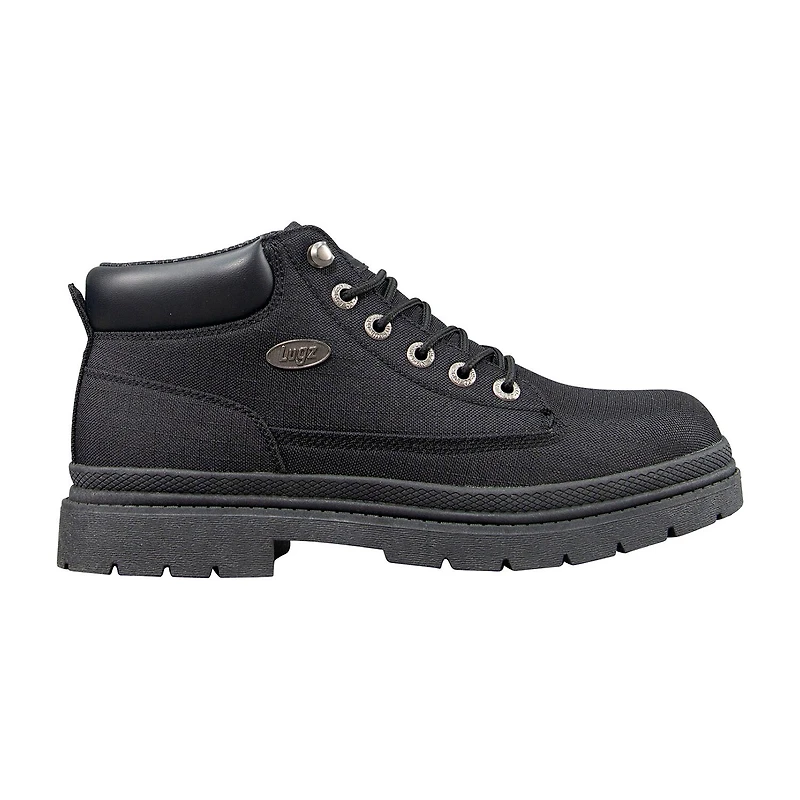 Lugz Mens Drifter Ripstop Flat Heel Lace Up Boots