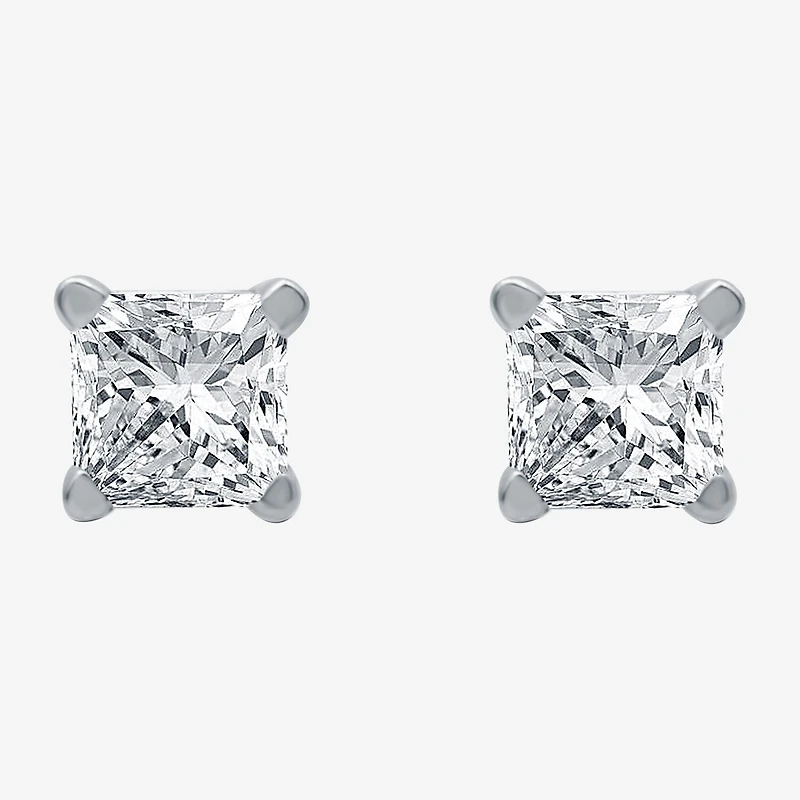 Classic Collection 1/4 CT. T.W. Natural White Diamond 10K Gold 3.4mm Stud Earrings