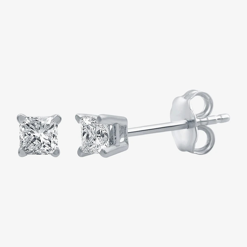 Classic Collection 1/4 CT. T.W. Natural White Diamond 10K Gold 3.4mm Stud Earrings