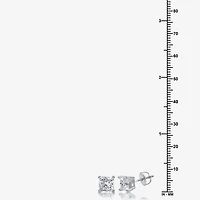 Ever Star (G / SI1-SI2) 2 CT. T.W. Lab-Grown Diamond 10K or 14K Gold Princess Stud Earrings