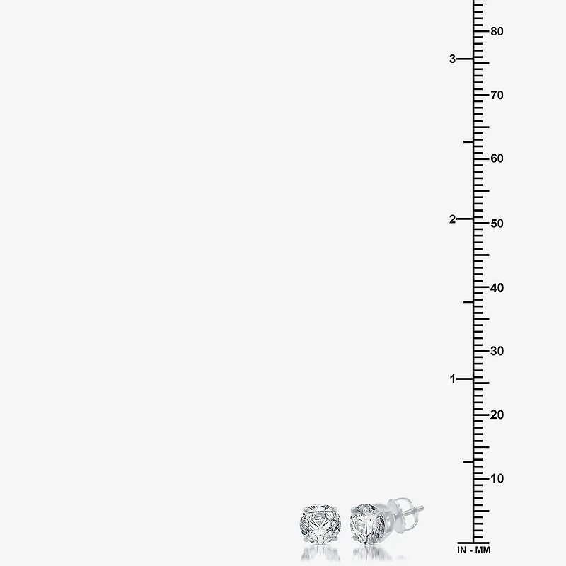 Ever Star 1 3/8 CT. T.W. Lab-Grown (G / SI1-SI2) Diamond 10K or 14K Gold Round Stud Earrings