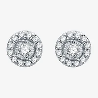 Ever Star (G / SI1-SI2) 3/8 CT. T.W. Lab Grown White Diamond 10K Gold 7.2mm Stud Earrings