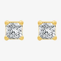 Deluxe Collection 1/4 CT.T.W. Natural Diamond 14K Gold 3.4mm Stud Earrings
