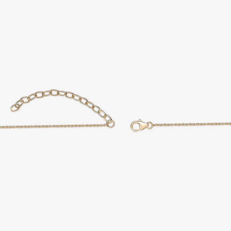 Womens Genuine Semi Precious Stone 18K Gold Over Silver Pendant Necklace