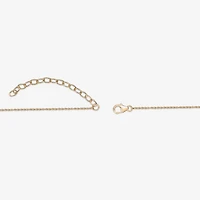 Womens Genuine Semi Precious Stone 18K Gold Over Silver Pendant Necklace