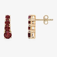 Genuine Semi Precious Stone Sterling Silver Drop Earrings