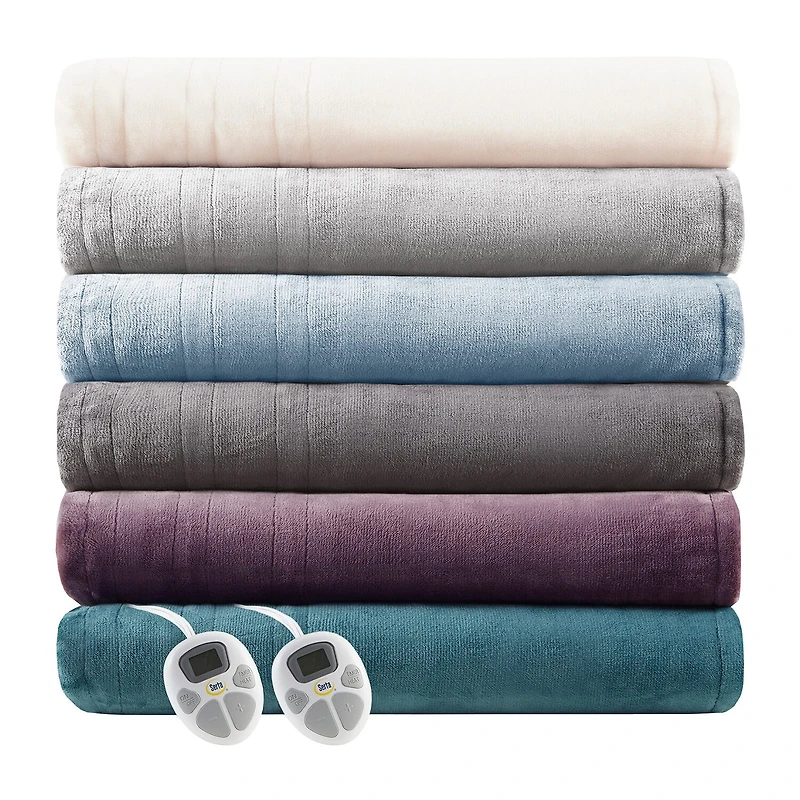 Serta® Plush Soft Heated Electric Blanket