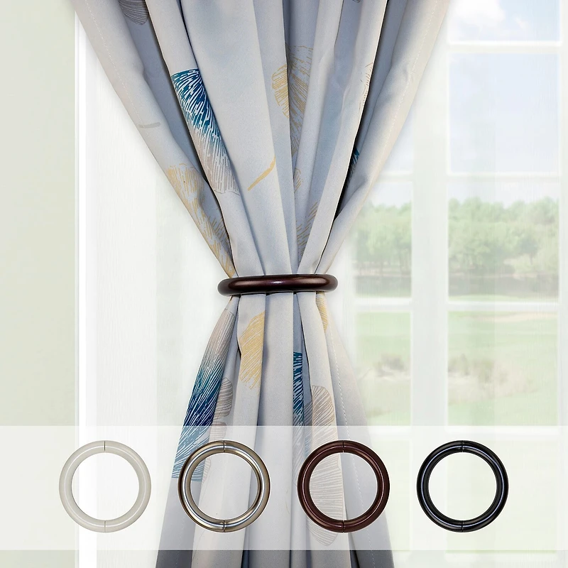 Rod Desyne Magnetic Hoop Pair 2-pc. Curtain Holdback