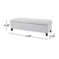 Ottilie Storage Upholstered Ottoman