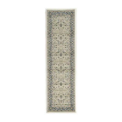 Radici Alba Motiff Traditional Oriental Indoor Rectangular Runner