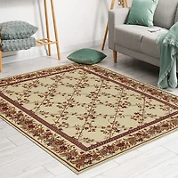 Radici Como Trellis Traditional Oriental Indoor Rectangular Area Rug