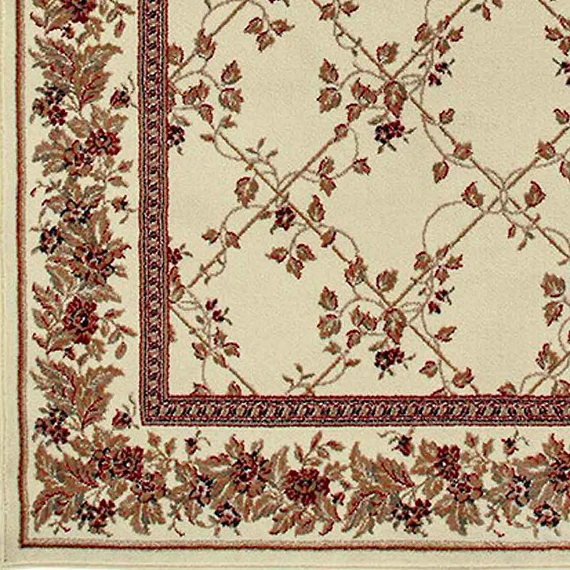 Radici Como Trellis Traditional Oriental Indoor Rectangular Area Rug