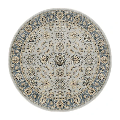 Radici Alba Regale Traditional Oriental Indoor Round Area Rug