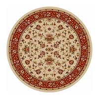 Radici Como Terry Traditional Oriental Indoor Round Area Rug