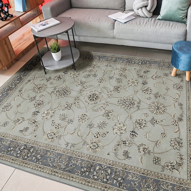 Radici Alba Motiff Traditional Oriental Indoor Rectangular Area Rug