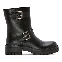 Arizona Jean Co Womens Tilpa Stacked Heel Combat Boots