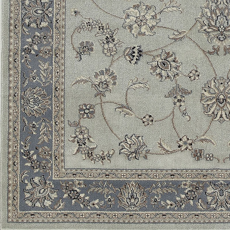 Radici Alba Motiff Traditional Oriental Indoor Round Area Rug