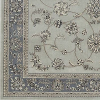 Radici Alba Motiff Traditional Oriental Indoor Round Area Rug