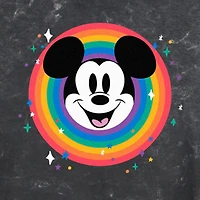 Disney Cropped Tee Womens Juniors Crew Neck Short Sleeve Regular Fit Mickey and Friends Mouse Graphic T-Shirt