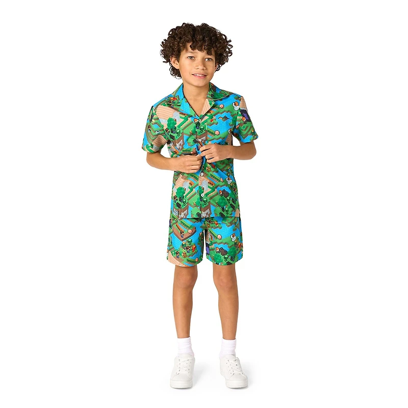 Opposuits Little Boys Minecraft 2-pc. Short Set