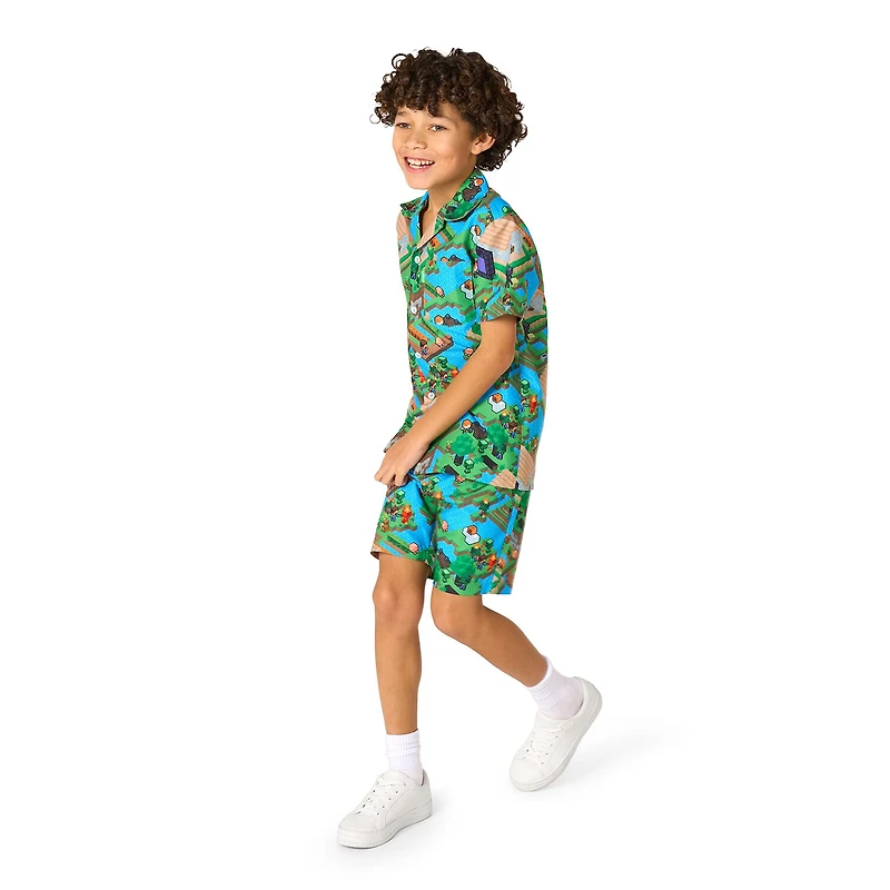 Opposuits Little Boys Minecraft 2-pc. Short Set