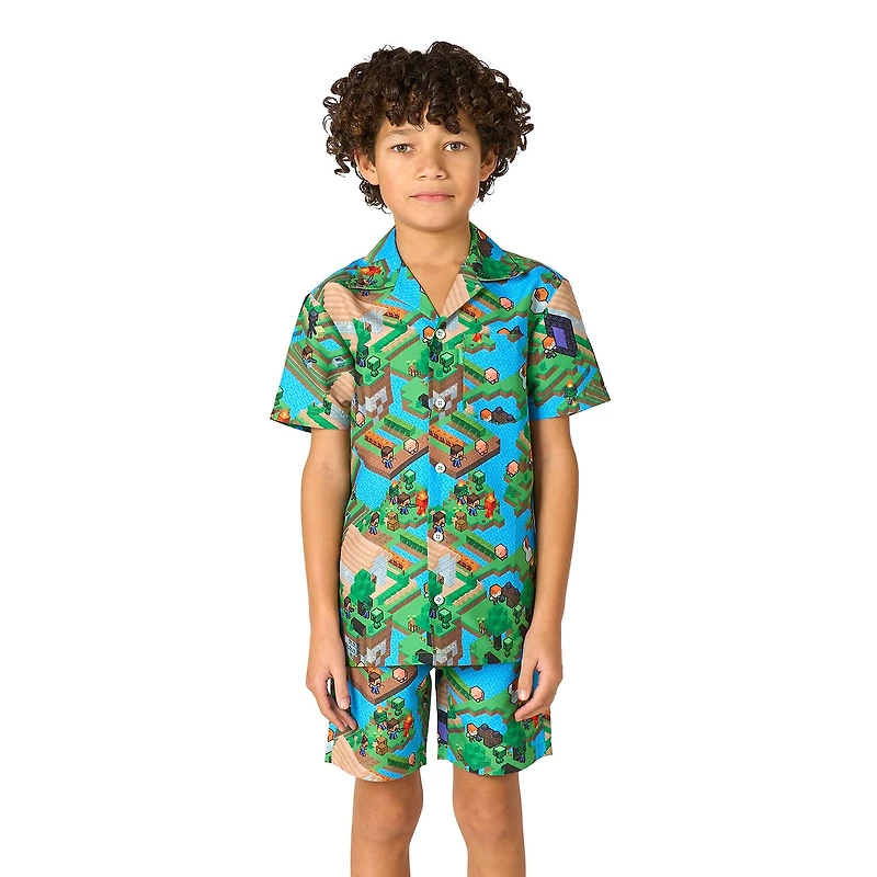 Opposuits Little Boys Minecraft 2-pc. Short Set