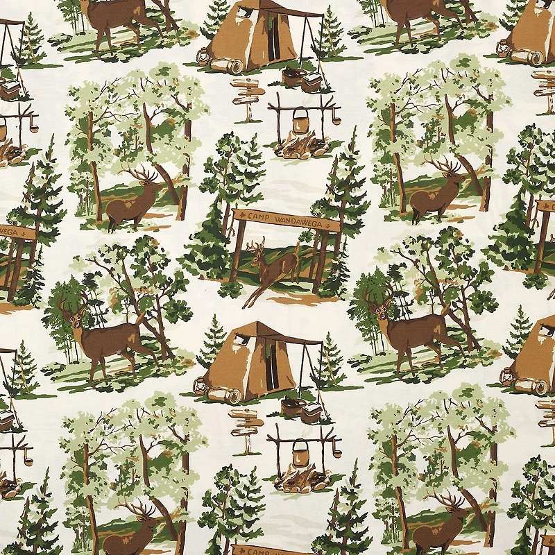 Makers Collective Camp Wandawega 100% Cotton Percale Sheet Set