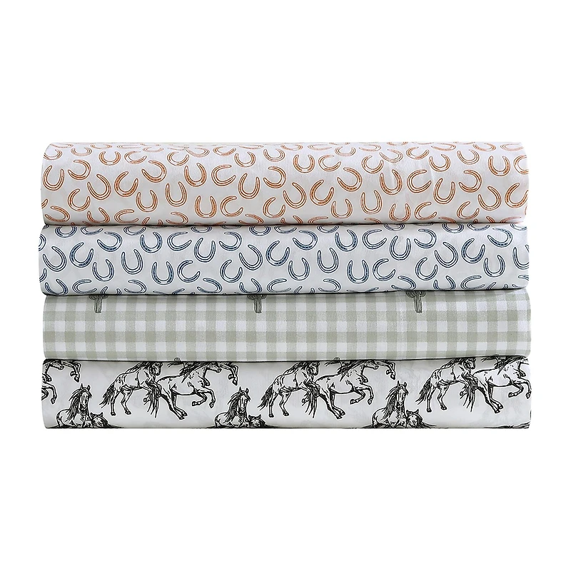 Wrangler Mustangs Sheet Set