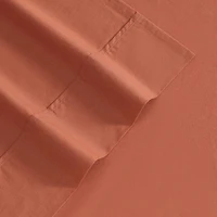 Eddie Bauer Solid Peached Percale Sheet Set