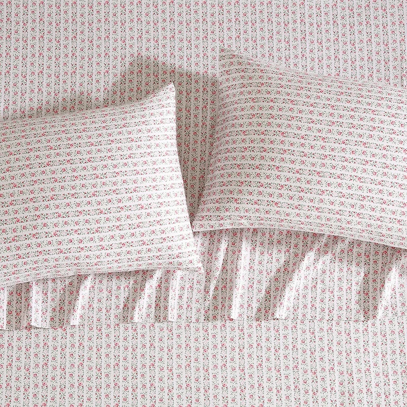 Laura Ashley Marta Stripe 300tc Sheet Set