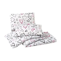 Urban Playground Roxy Hearts Reversible Comforter Set