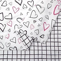 Urban Playground Roxy Hearts Reversible Comforter Set