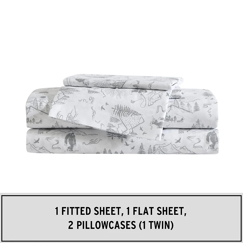 Eddie Bauer Big Foot Hiking Trip Sheet Set